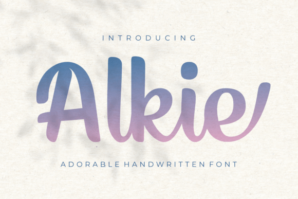 Alkie: A Premium Script Font for Polished Branding