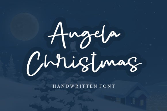 Angela Christmas: A Handwritten Font for Modern Web Design