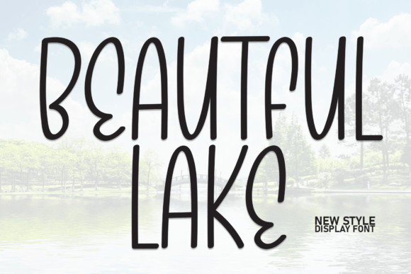 Beautiful Lake: A Charming Handwritten Font for Crafters