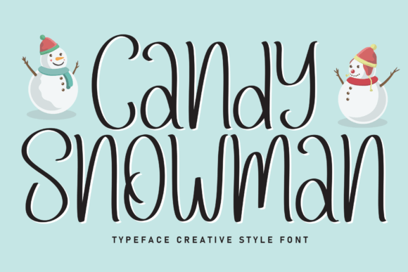 Candy Snowman: A Sweet and Friendly Font for Creative Campaigns