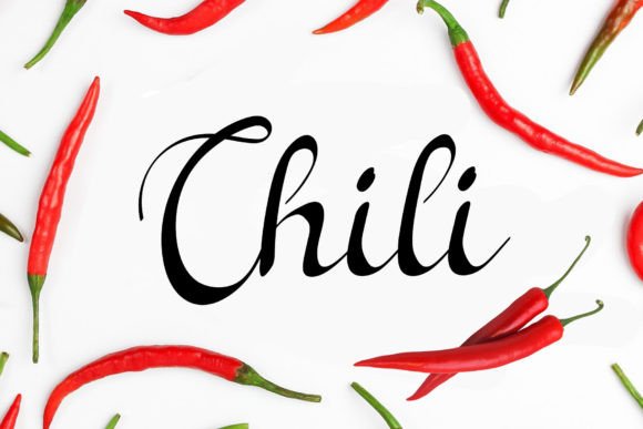 Chili: A Handwritten Font for Elegant Web Design