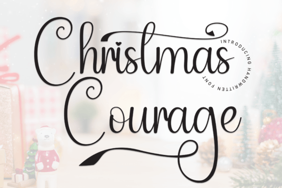 Christmas Courage: A Sweet and Friendly Handwritten Font for Web Design