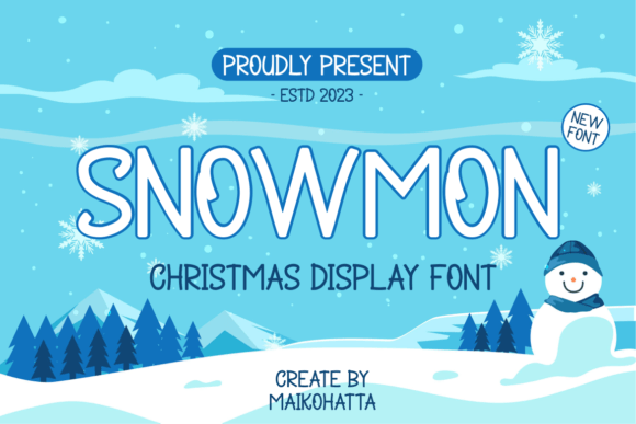 Designing with Snowmon: A Festive Font for Creative Projects