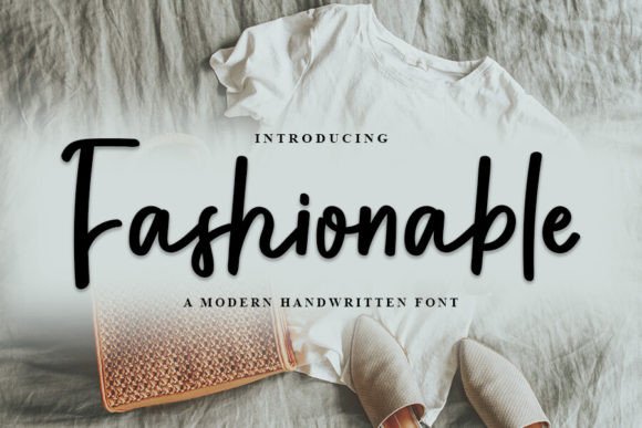 Discover Fashionable: A Handwritten Font for Elegant Branding