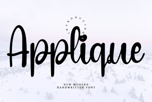 Discovering Applique: A Handwritten Font for Editorial Elegance