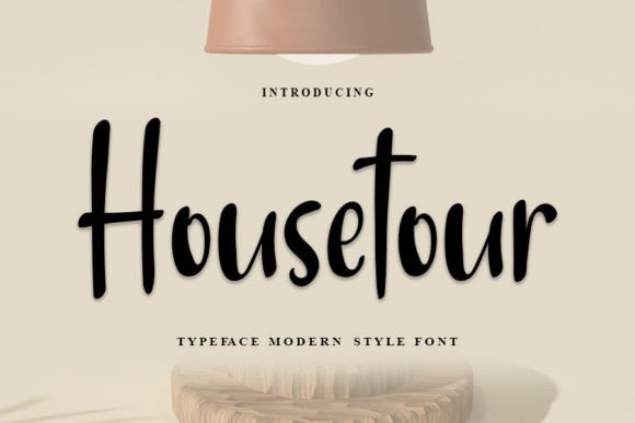 Elevate Your Brand with Housetour: A Premium Handwritten Font