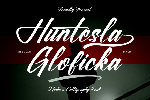 Elevate Your Brand with Huntesla Gloficka Font