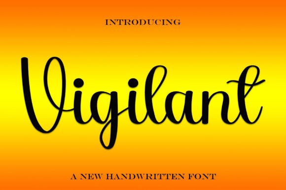 Elevate Your Brand with Vigilant: A Handwritten Font