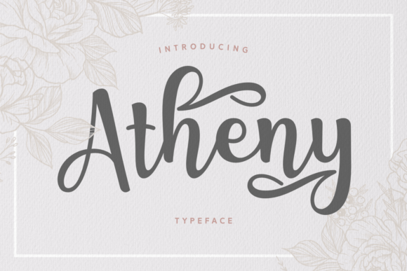 Elevate Your Handmade Creations with Atheny Font