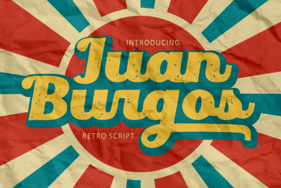 Enhance Your Brand with Juan Burgos: A Retro Script Font