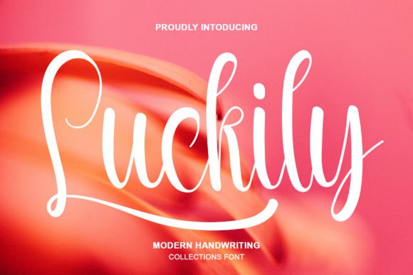 Enhance Your Brand with Luckily: A Delicate Handwritten Font