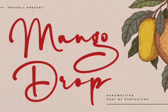 Enhance Your Brand with Mango Drop Font
