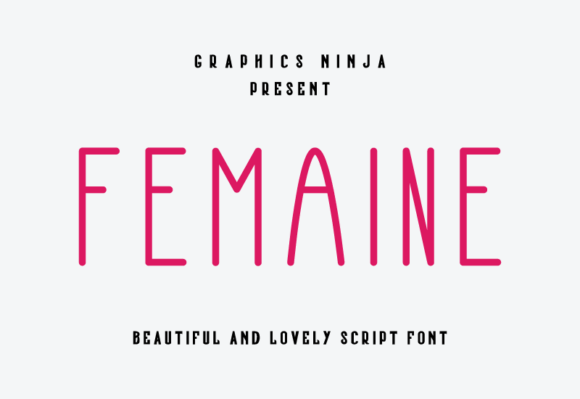 Enhance Your Brand with the Elegant Femaine Font