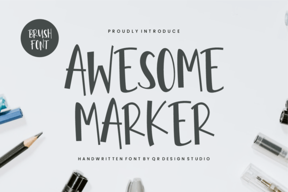 Enhancing Your Publication with Awesome Marker Font