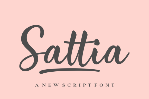 Exploring Sattia: A Sweet and Elegant Script Font