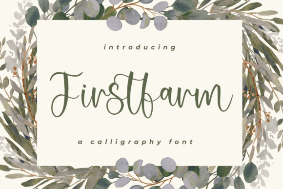 Firstfarm: A Charming Calligraphy Font for Web Design