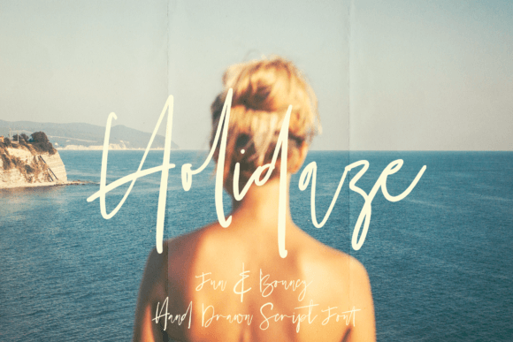 Holidaze: A Fun and Bouncy Script Font for Editorial Design