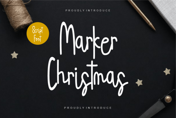 Marker Christmas: A Joyful Display Font for Web Design
