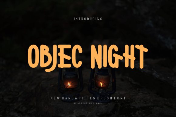 Objec Night: A Modern Font for Bold Brand Campaigns