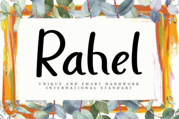Rahel: A Script Font with Elegance and Personality
