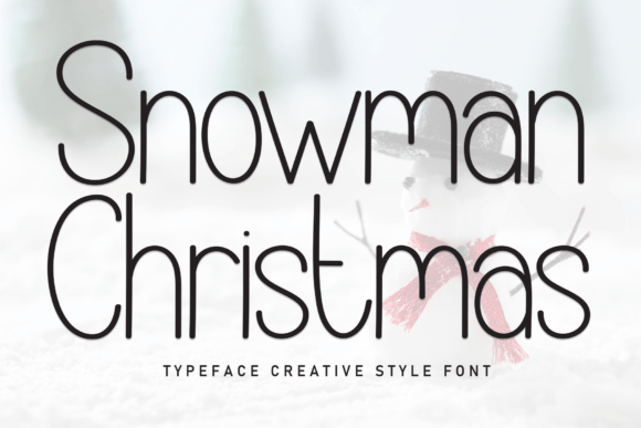 Snowman Christmas: A Charming Handwritten Font for Web Design