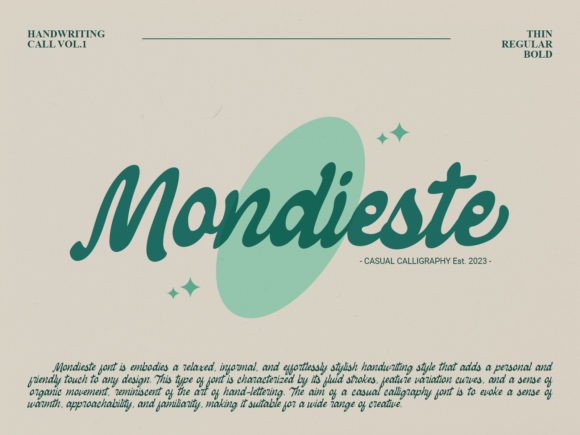Transform Your Brand with Mondieste: A Stylish Script Font