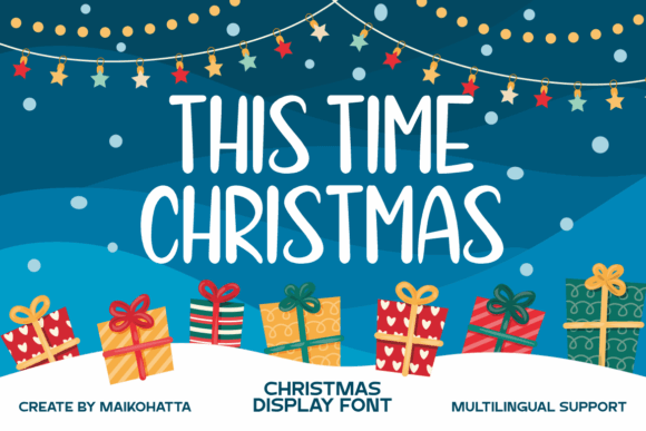 Transform Your Brand with This Time Christmas Font