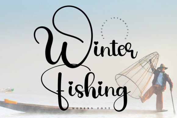 Winter Fishing: A Fresh and Elegant Font for Web Design