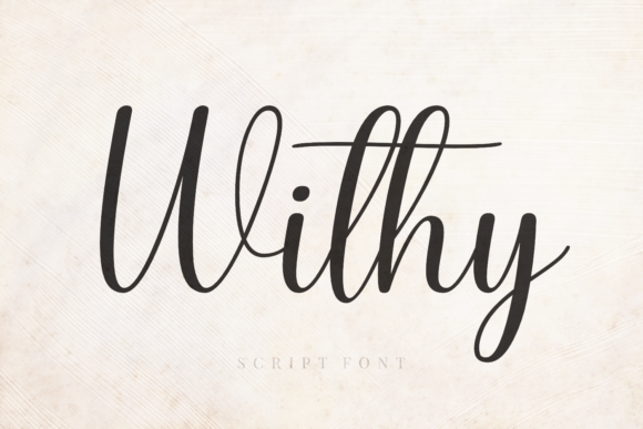 Withy: A Romantic Script Font for Elegant Web Design